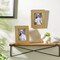 Set of 6 Gold Honeycomb Resin Wall or Tabletop Picture Frames-4X6